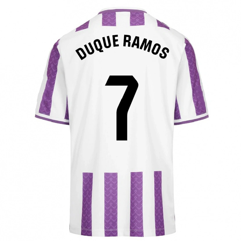 Danxen Damen Carmen Duque Ramos #7 Lila Weiß Heimtrikot Trikot 2025/26 T-Shirt