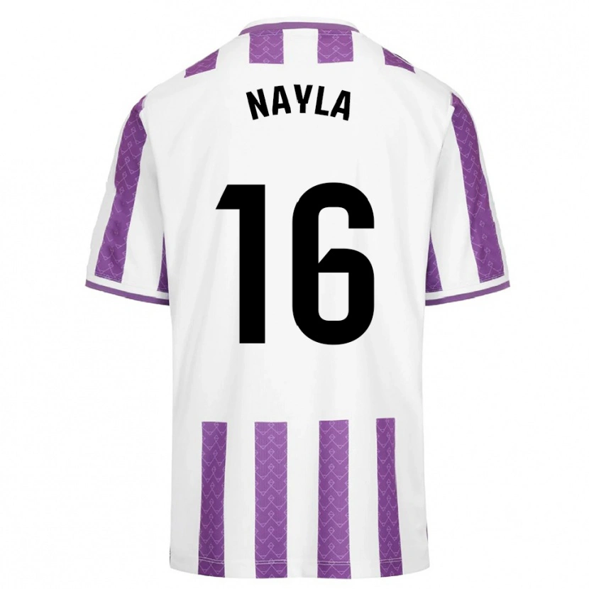 Danxen Damen Nayla Manrique Pajares #16 Lila Weiß Heimtrikot Trikot 2025/26 T-Shirt