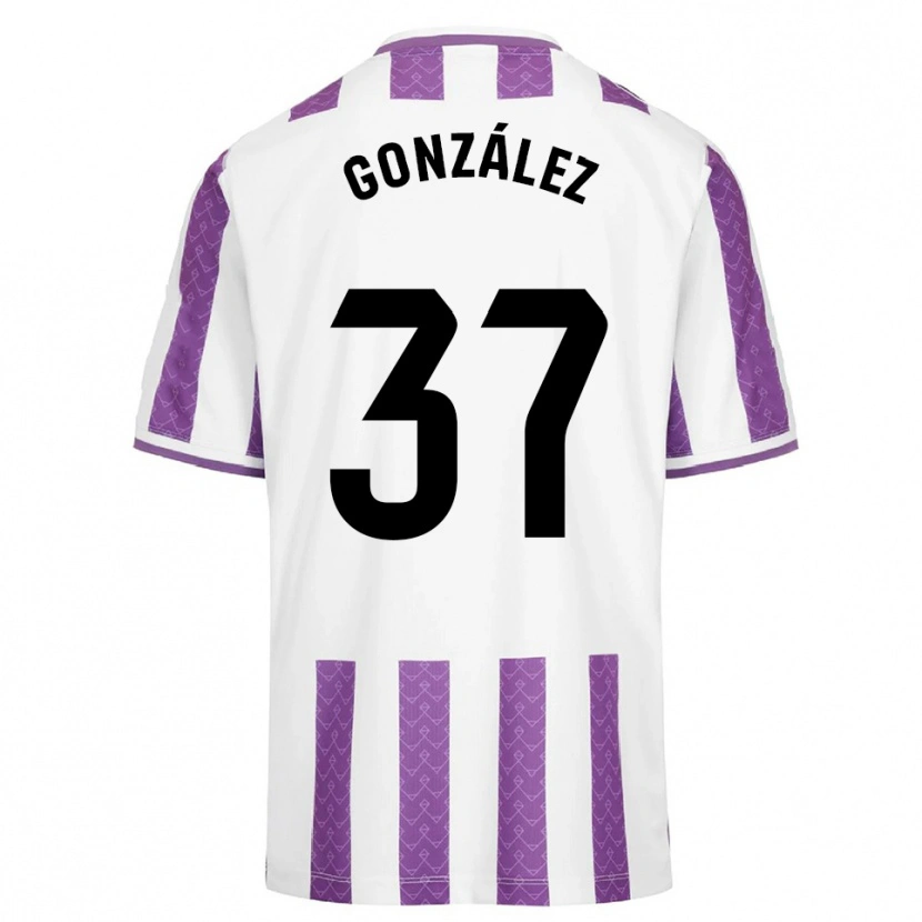 Danxen Damen Raúl González #37 Lila Weiß Heimtrikot Trikot 2025/26 T-Shirt