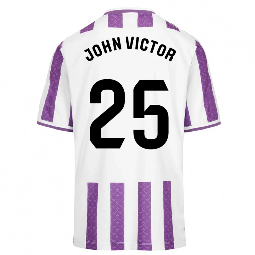 Danxen Damen John Victor #25 Lila Weiß Heimtrikot Trikot 2025/26 T-Shirt