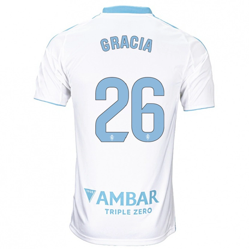 Danxen Damen Gori Gracia #26 Weiß Himmelblau Heimtrikot Trikot 2025/26 T-Shirt