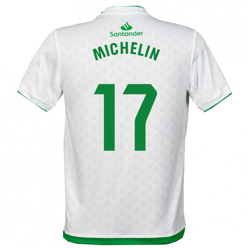 Danxen Damen Clément Michelin #17 Grün Weiß Heimtrikot Trikot 2025/26 T-Shirt