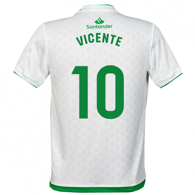 Danxen Damen Iñigo Vicente #10 Grün Weiß Heimtrikot Trikot 2025/26 T-Shirt