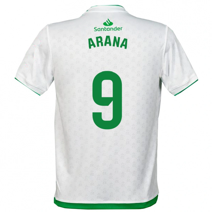 Danxen Damen Juan Carlos Arana #9 Grün Weiß Heimtrikot Trikot 2025/26 T-Shirt