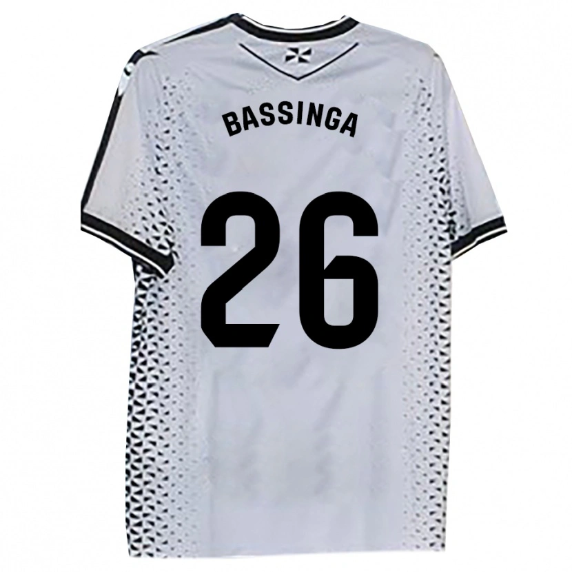 Danxen Damen Aboubacar Bassinga #26 Weiß Schwarz Heimtrikot Trikot 2025/26 T-Shirt