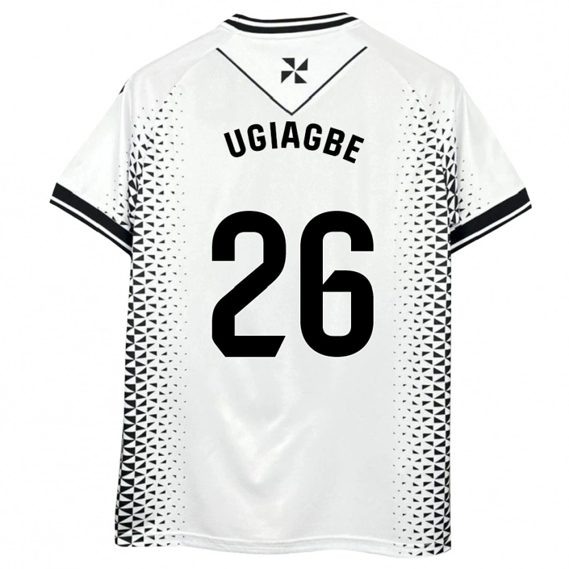 Danxen Damen Efe Ugiagbe #26 Weiß Schwarz Heimtrikot Trikot 2025/26 T-Shirt