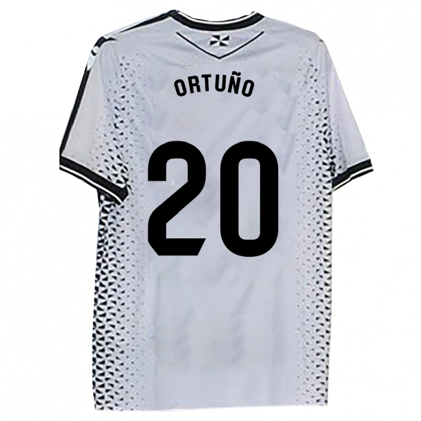 Danxen Damen Juanto Ortuño #20 Weiß Schwarz Heimtrikot Trikot 2025/26 T-Shirt