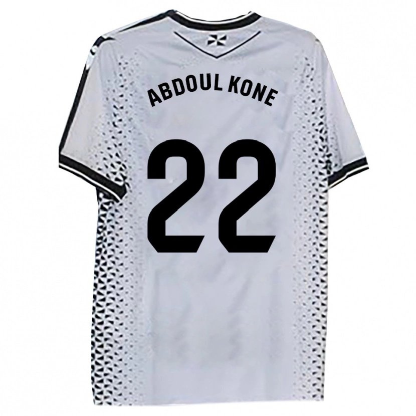 Danxen Damen Kialy Abdoul Kone #22 Weiß Schwarz Heimtrikot Trikot 2025/26 T-Shirt