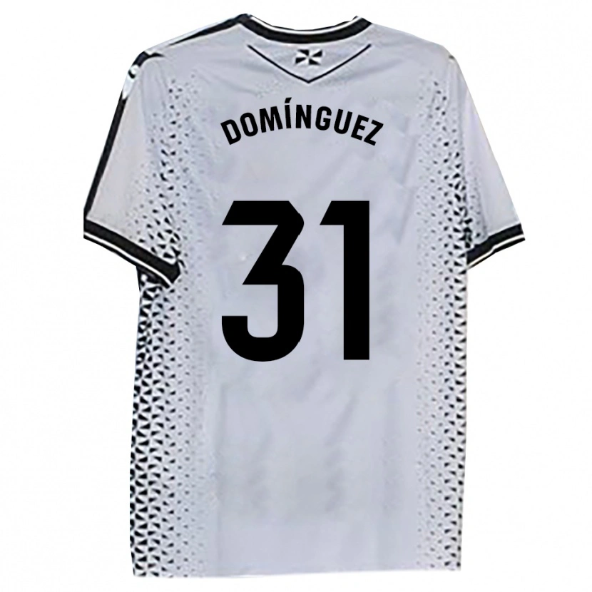 Danxen Damen Curro Domínguez #31 Weiß Schwarz Heimtrikot Trikot 2025/26 T-Shirt