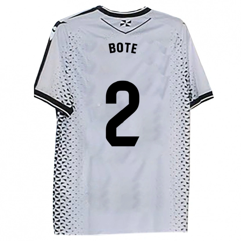Danxen Damen Jorge Bote #2 Weiß Schwarz Heimtrikot Trikot 2025/26 T-Shirt