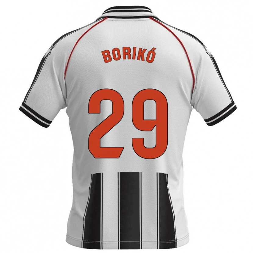 Danxen Damen Santi Borikó #29 Weiß Schwarz Heimtrikot Trikot 2025/26 T-Shirt