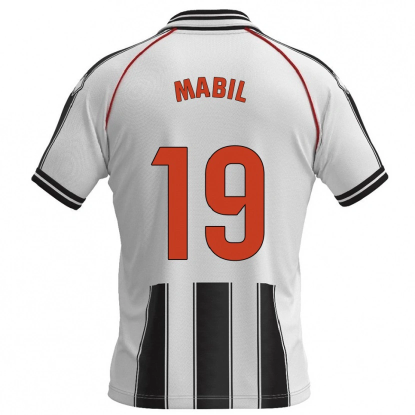 Danxen Damen Awer Mabil #19 Weiß Schwarz Heimtrikot Trikot 2025/26 T-Shirt