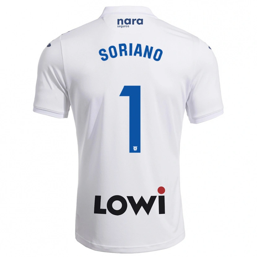 Danxen Damen Juan Soriano #1 Weiß Marine Heimtrikot Trikot 2025/26 T-Shirt