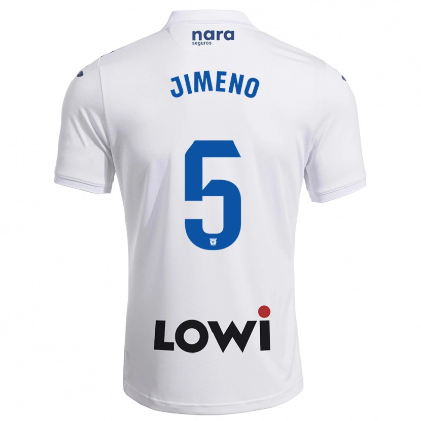 Danxen Damen Luis Jimeno #5 Weiß Marine Heimtrikot Trikot 2025/26 T-Shirt