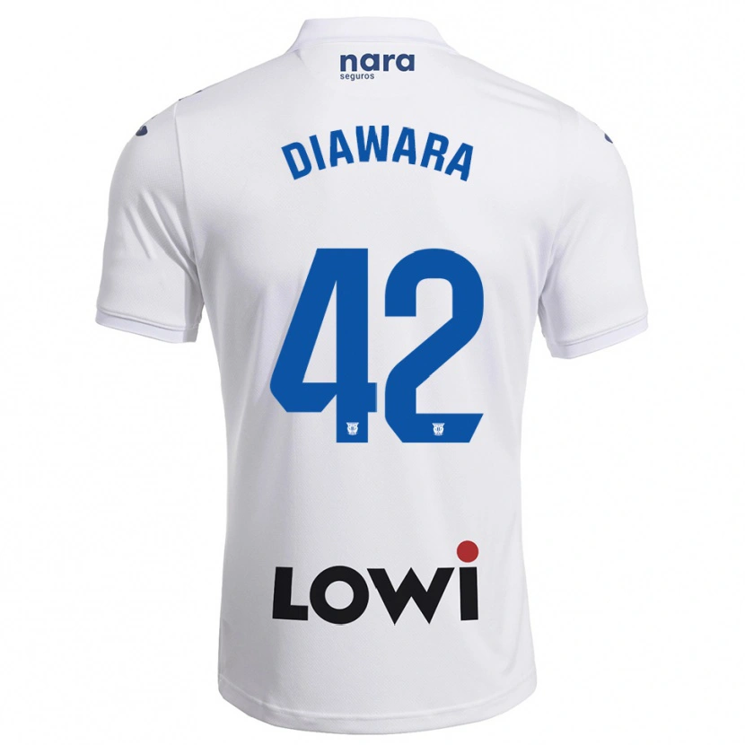 Danxen Damen Amadou Diawara #42 Weiß Marine Heimtrikot Trikot 2025/26 T-Shirt