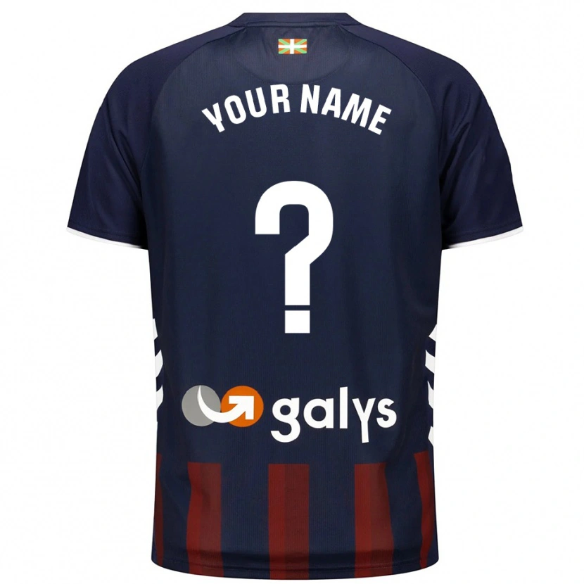 Danxen Damen Ihren Namen #0 Marine Rot Heimtrikot Trikot 2025/26 T-Shirt