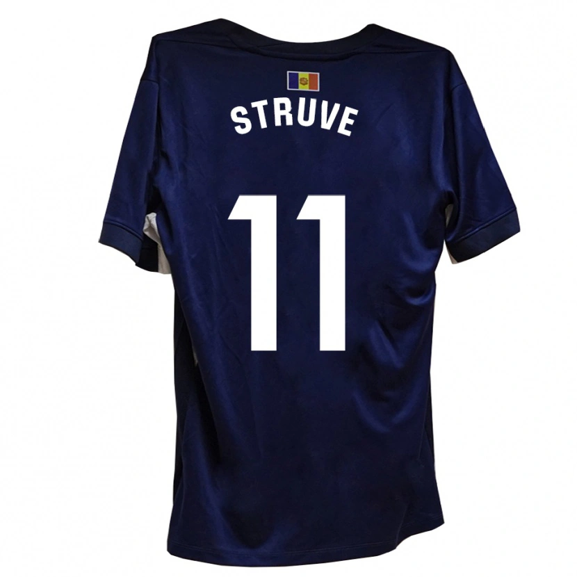 Danxen Damen Biel Struve #11 Marineblau Weiß Heimtrikot Trikot 2025/26 T-Shirt