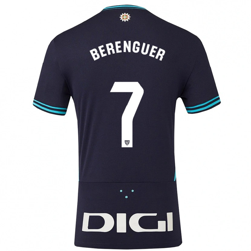 Danxen Damen Álex Berenguer #7 Marine Himmelblau Auswärtstrikot Trikot 2025/26 T-Shirt