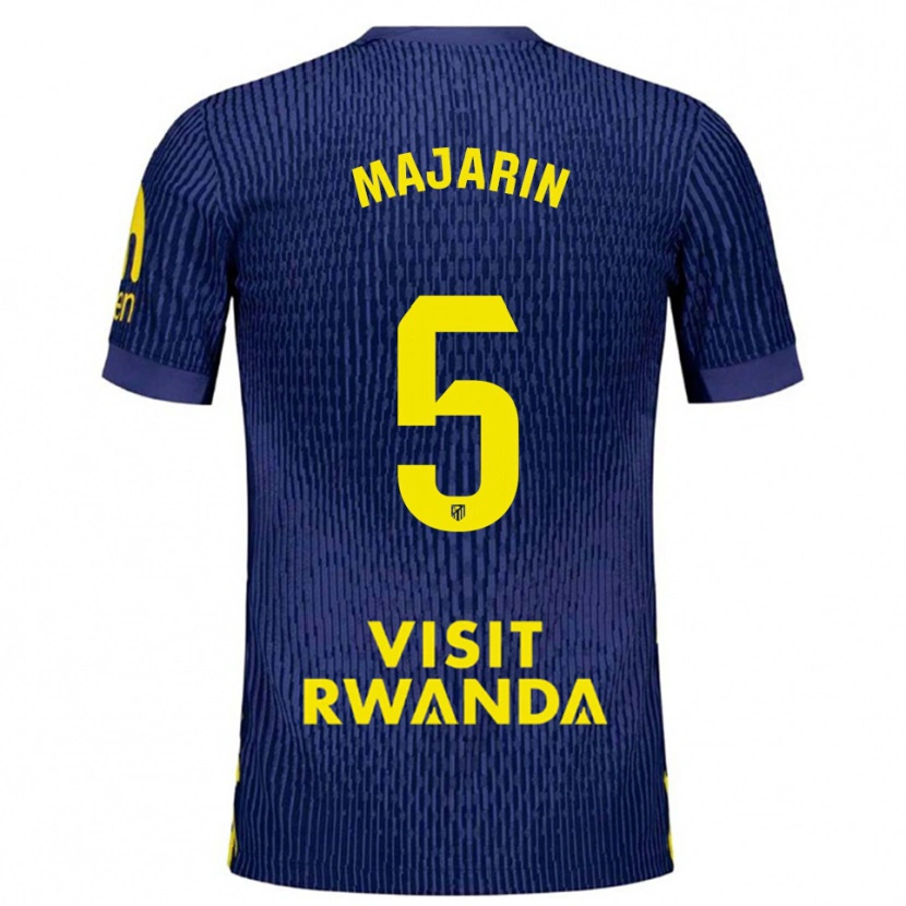 Danxen Damen Sonia Majarín #5 Marine Gelb Auswärtstrikot Trikot 2025/26 T-Shirt