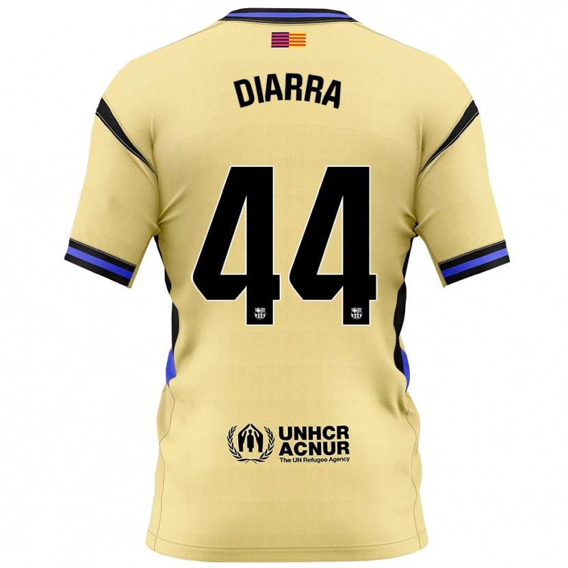 Danxen Damen Ibrahim Diarra #44 Gelb Schwarz Auswärtstrikot Trikot 2025/26 T-Shirt