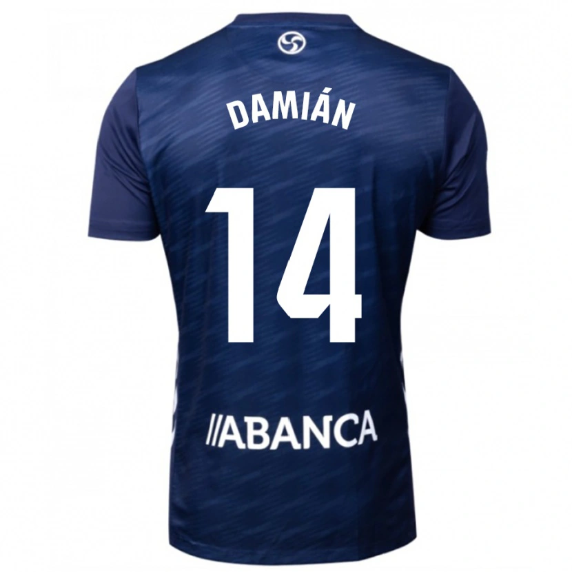 Danxen Damen Damián Rodríguez #14 Marine Weiß Auswärtstrikot Trikot 2025/26 T-Shirt