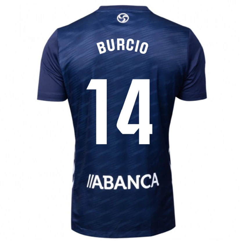 Danxen Damen Hugo Burcio #14 Marine Weiß Auswärtstrikot Trikot 2025/26 T-Shirt