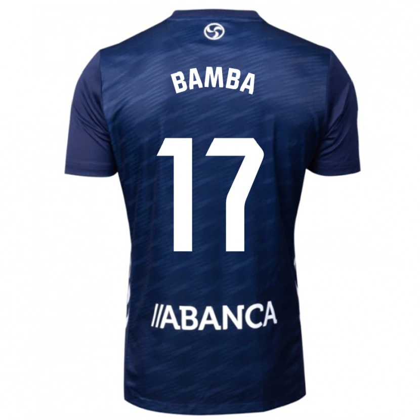 Danxen Damen Jonathan Bamba #17 Marine Weiß Auswärtstrikot Trikot 2025/26 T-Shirt