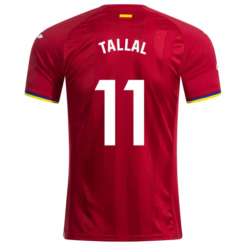 Danxen Damen Yassin Tallal #11 Rot Gelb Blau Auswärtstrikot Trikot 2025/26 T-Shirt