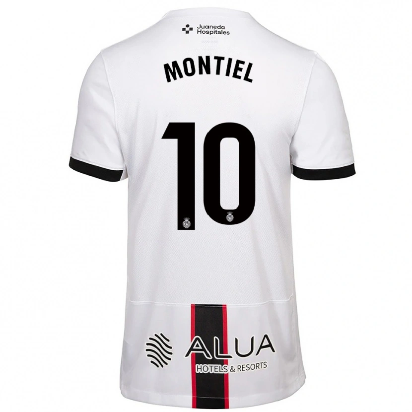 Danxen Damen Luis Montiel #10 Weiß Schwarz Auswärtstrikot Trikot 2025/26 T-Shirt