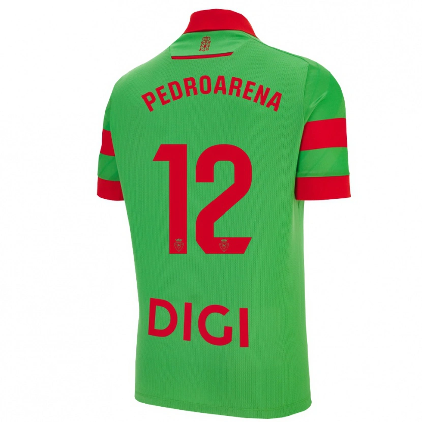 Danxen Damen Martin Pedroarena #12 Grün Rot Auswärtstrikot Trikot 2025/26 T-Shirt
