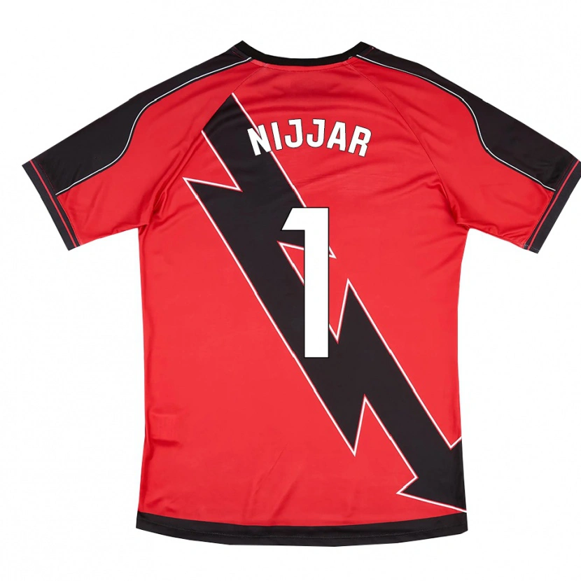 Danxen Damen Tejpal Nijjar #1 Rot Schwarz Auswärtstrikot Trikot 2025/26 T-Shirt