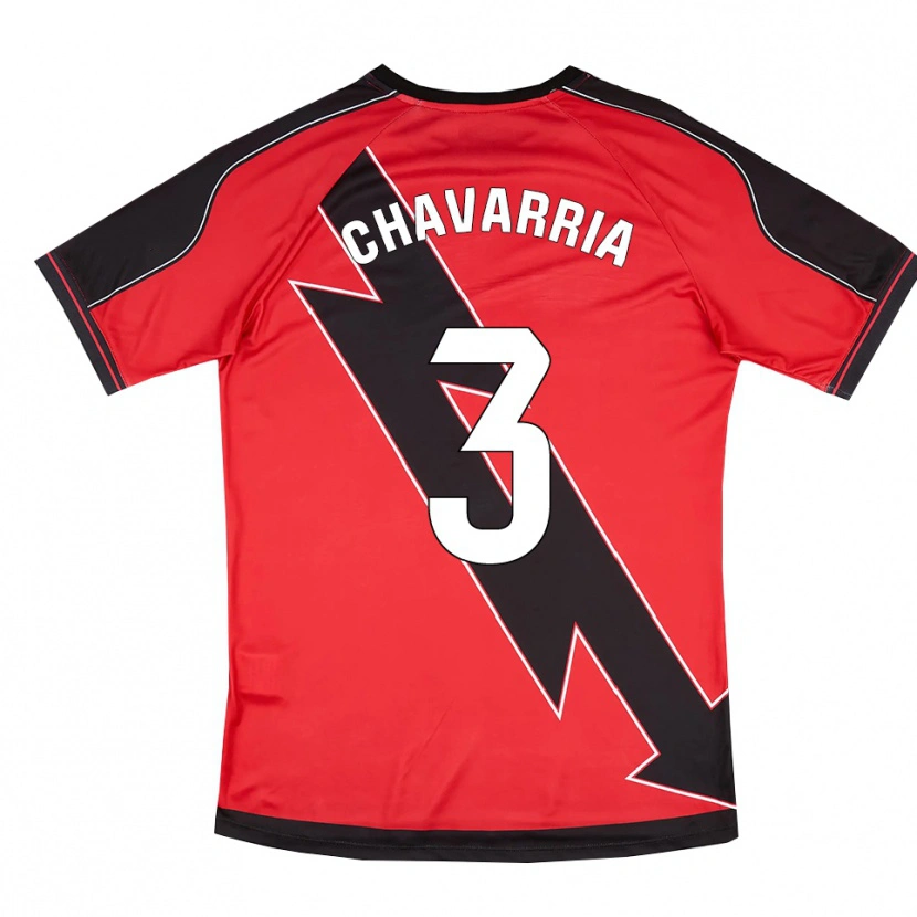 Danxen Damen Pep Chavarría #3 Rot Schwarz Auswärtstrikot Trikot 2025/26 T-Shirt