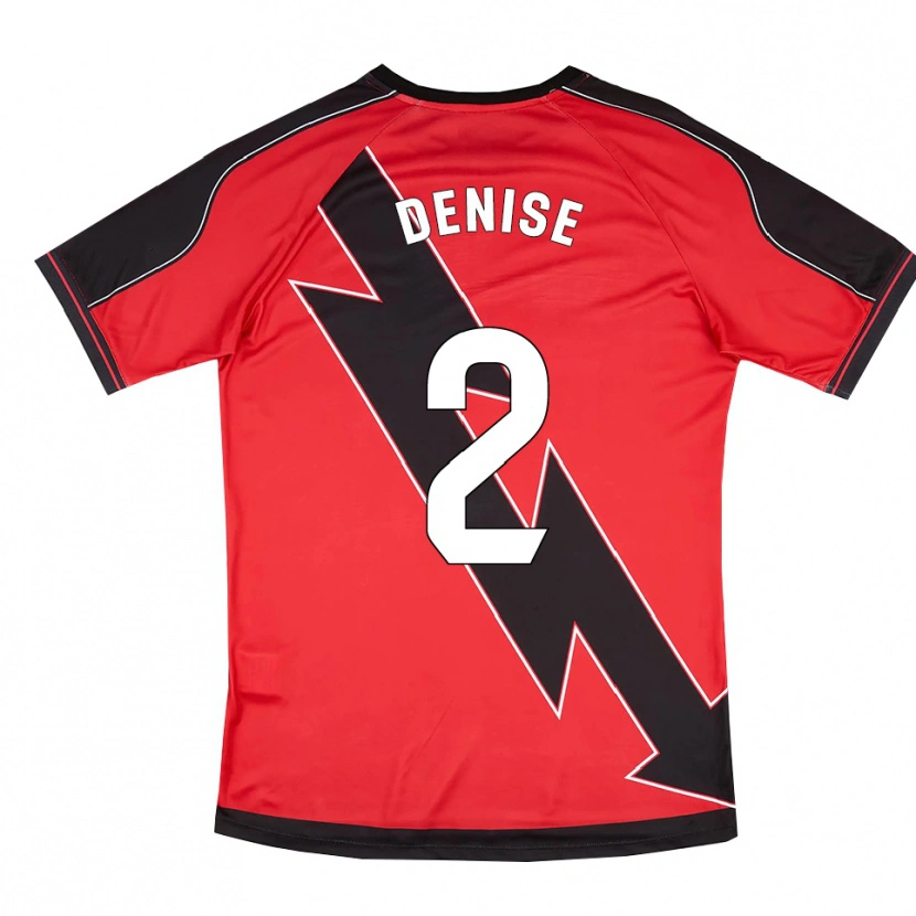 Danxen Damen Denise Garcia Rojo #2 Rot Schwarz Auswärtstrikot Trikot 2025/26 T-Shirt