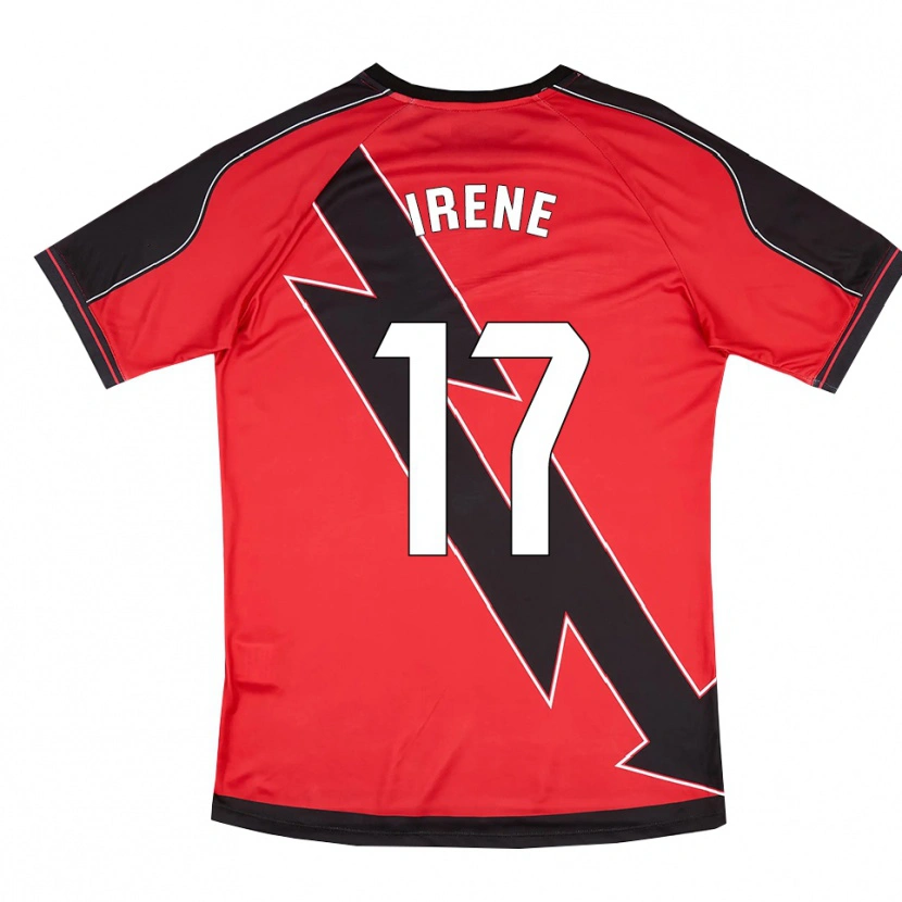 Danxen Damen Irene Rodríguez Basilio #17 Rot Schwarz Auswärtstrikot Trikot 2025/26 T-Shirt