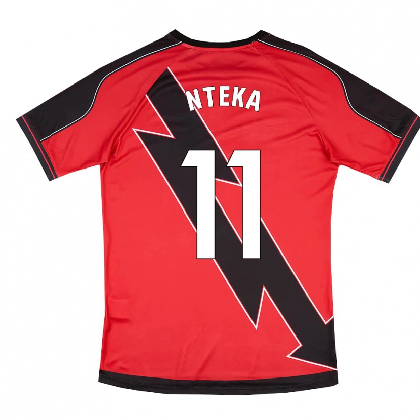 Danxen Damen Randy Nteka #11 Rot Schwarz Auswärtstrikot Trikot 2025/26 T-Shirt