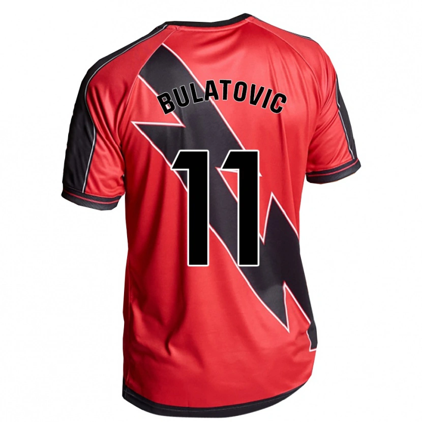 Danxen Damen Slađana Bulatović #11 Rot Schwarz Auswärtstrikot Trikot 2025/26 T-Shirt