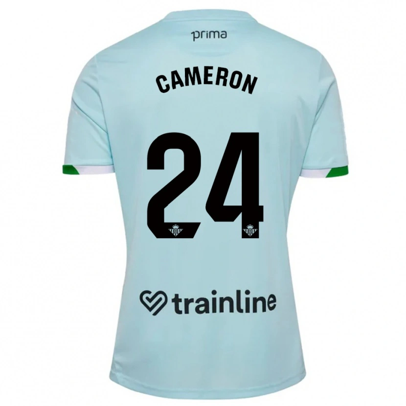 Danxen Damen Tiffany Devonna Cameron #24 Himmelblau Grün Auswärtstrikot Trikot 2025/26 T-Shirt