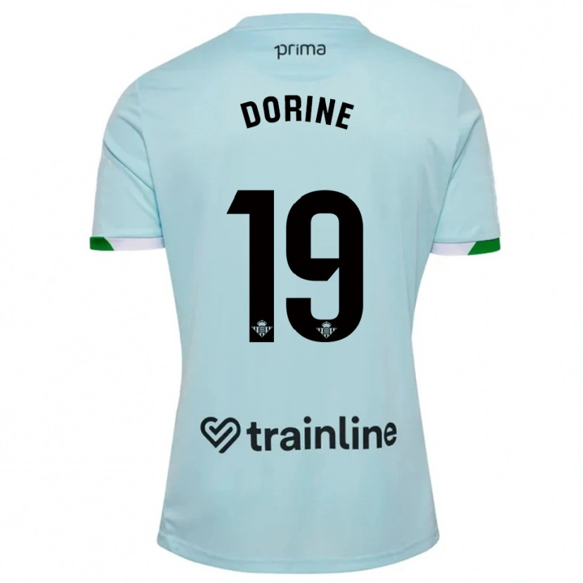 Danxen Damen Dorine Nina Chuigoue #19 Himmelblau Grün Auswärtstrikot Trikot 2025/26 T-Shirt