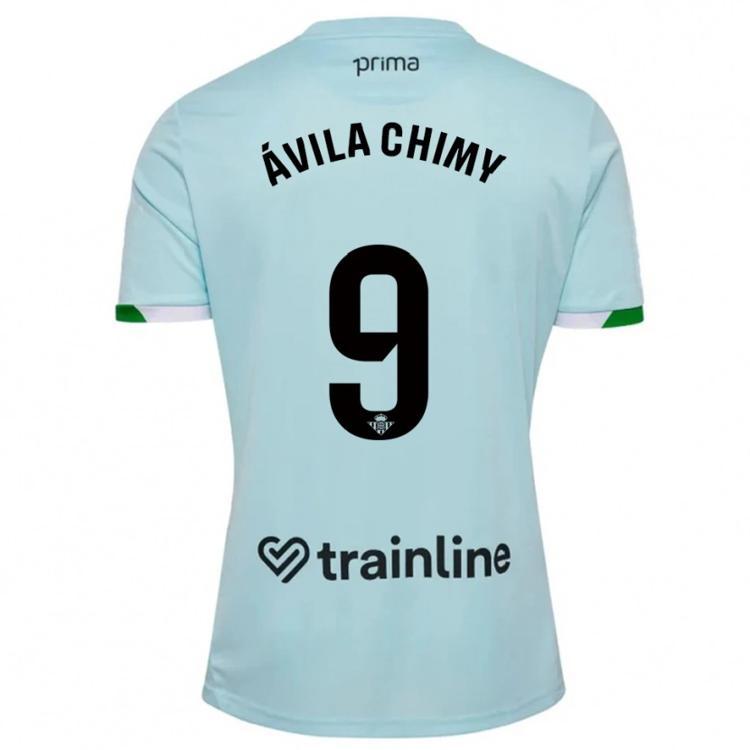 Danxen Damen Chimy Ávila #9 Himmelblau Grün Auswärtstrikot Trikot 2025/26 T-Shirt