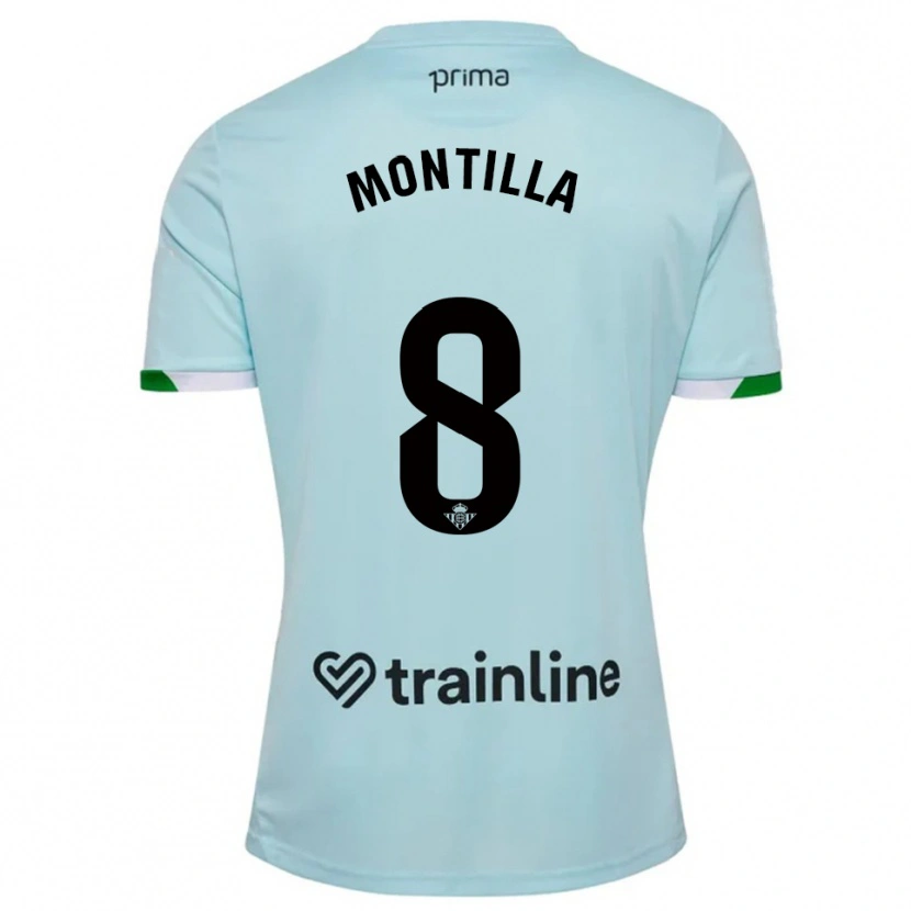 Danxen Damen Natalia Montilla #8 Himmelblau Grün Auswärtstrikot Trikot 2025/26 T-Shirt