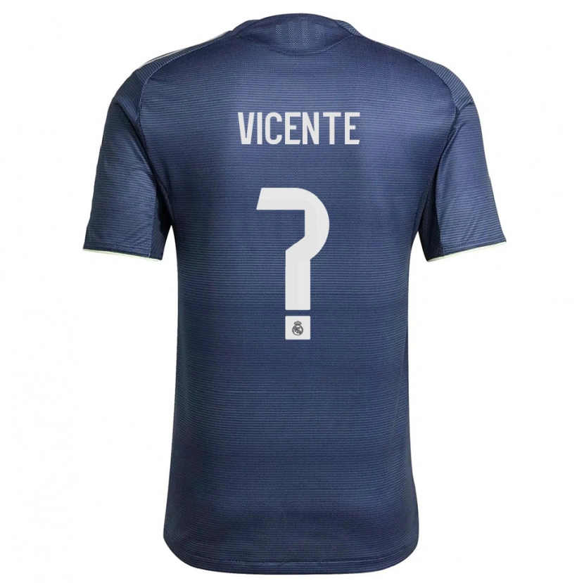 Danxen Damen Dani Vicente #0 Marine Silber Auswärtstrikot Trikot 2025/26 T-Shirt