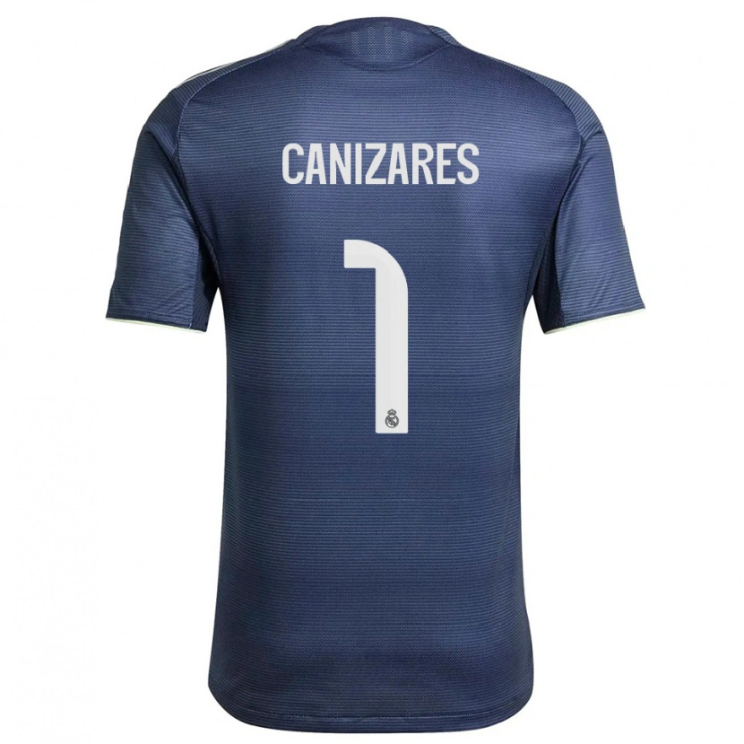 Danxen Damen Lucas Canizares #1 Marine Silber Auswärtstrikot Trikot 2025/26 T-Shirt