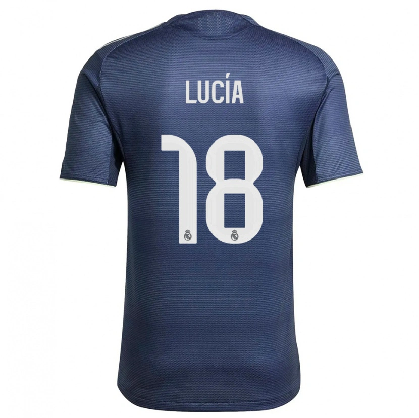 Danxen Damen Lucia Rodriguez #18 Marine Silber Auswärtstrikot Trikot 2025/26 T-Shirt