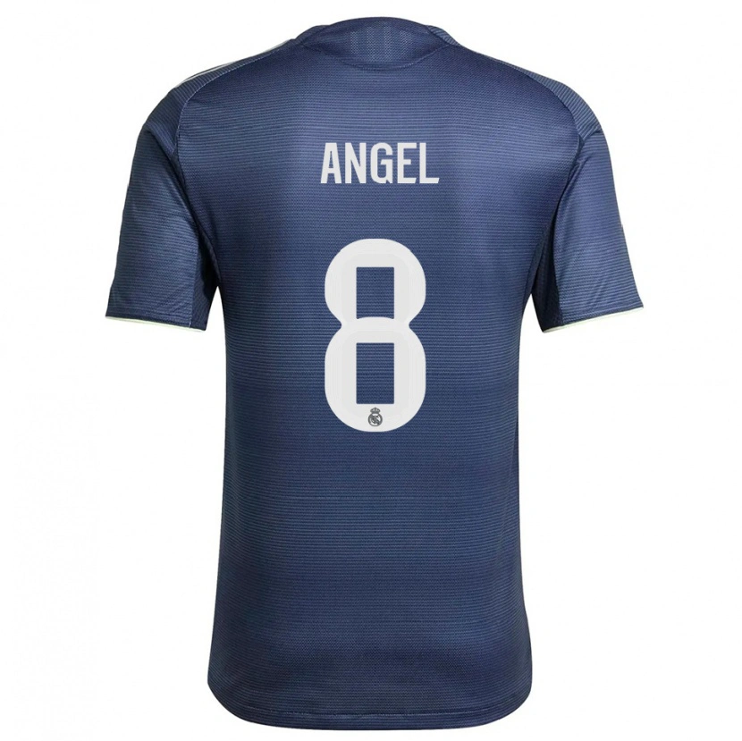 Danxen Damen Manuel Ángel #8 Marine Silber Auswärtstrikot Trikot 2025/26 T-Shirt