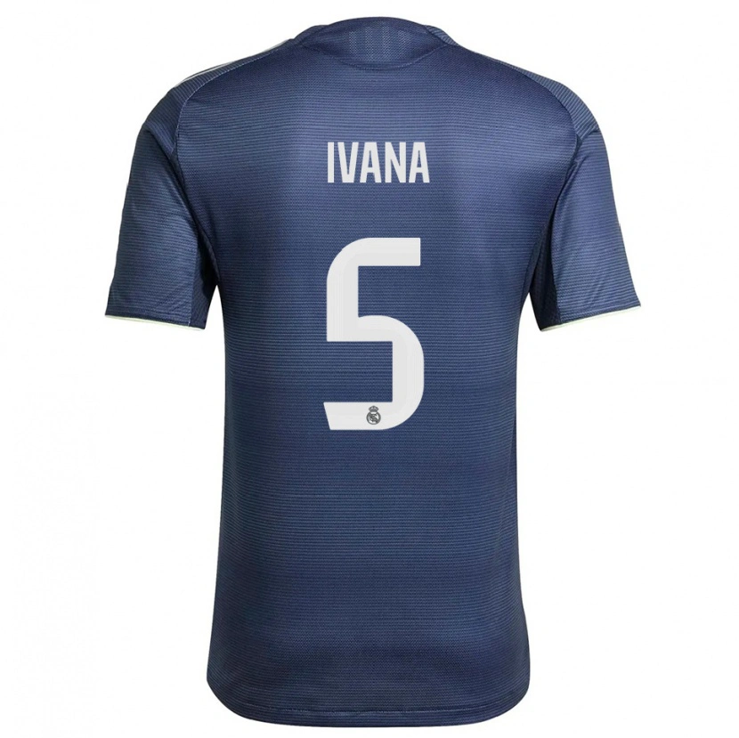 Danxen Damen Ivana Andres #5 Marine Silber Auswärtstrikot Trikot 2025/26 T-Shirt