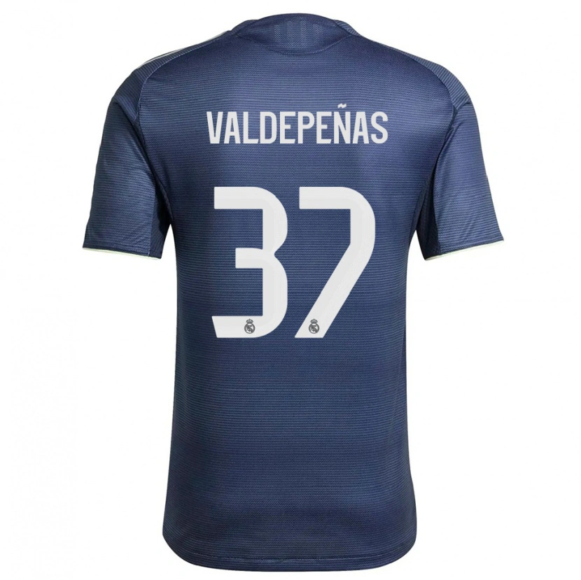 Danxen Damen Víctor Valdepeñas #37 Marine Silber Auswärtstrikot Trikot 2025/26 T-Shirt