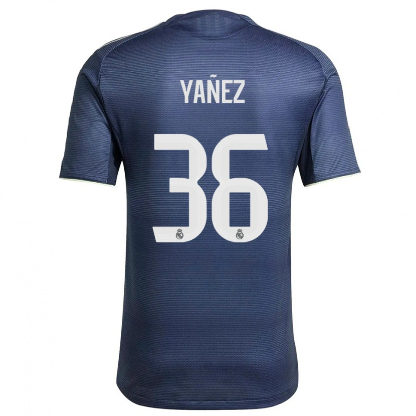 Danxen Damen Daniel Yáñez #36 Marine Silber Auswärtstrikot Trikot 2025/26 T-Shirt