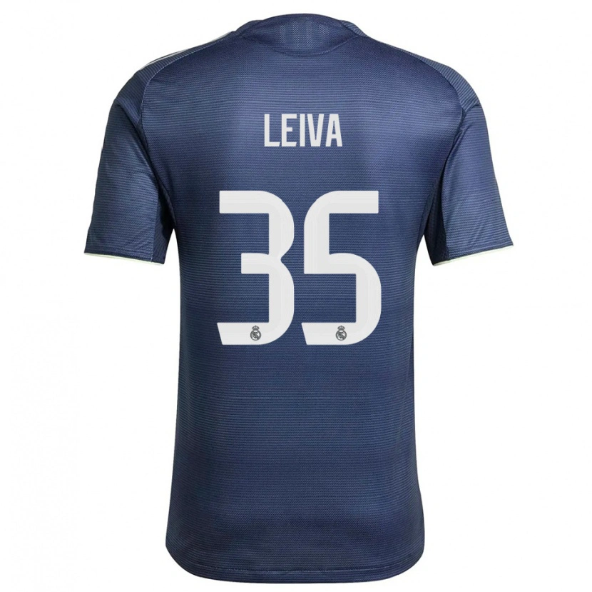 Danxen Damen Álvaro Leiva #35 Marine Silber Auswärtstrikot Trikot 2025/26 T-Shirt
