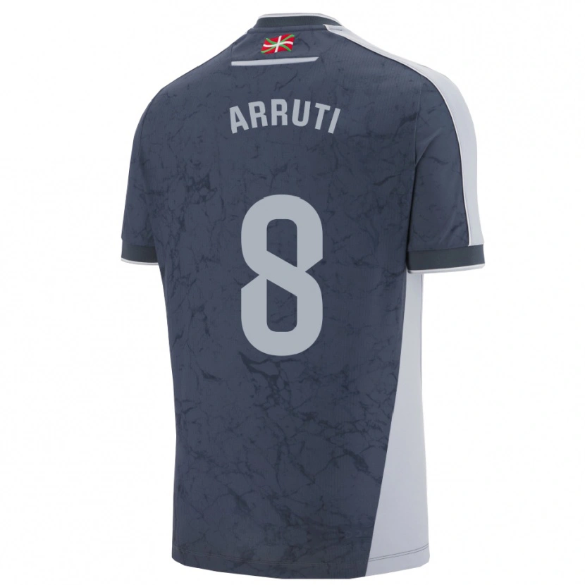 Danxen Damen Martín Arruti #8 Dunkelblau Weiß Auswärtstrikot Trikot 2025/26 T-Shirt