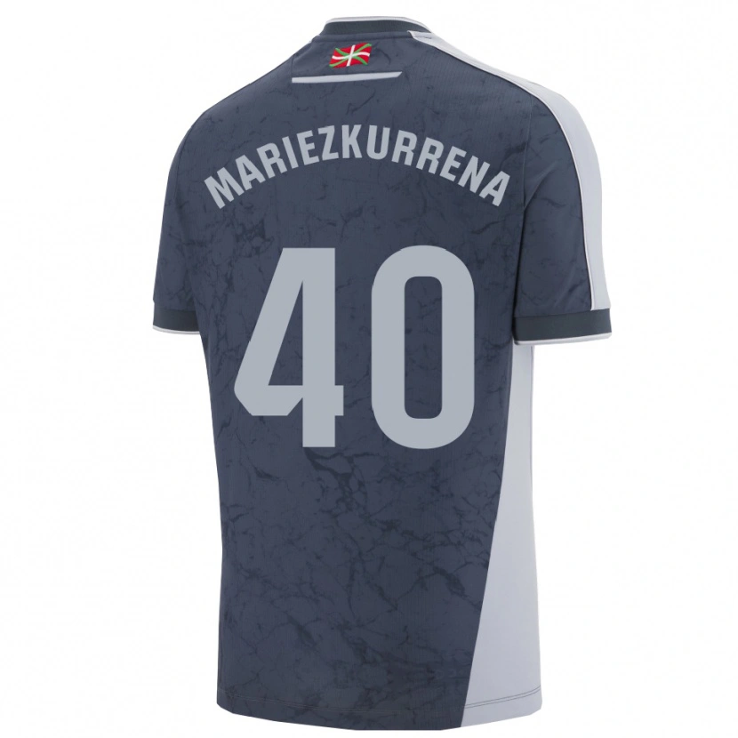 Danxen Damen Arkaitz Mariezkurrena #40 Dunkelblau Weiß Auswärtstrikot Trikot 2025/26 T-Shirt